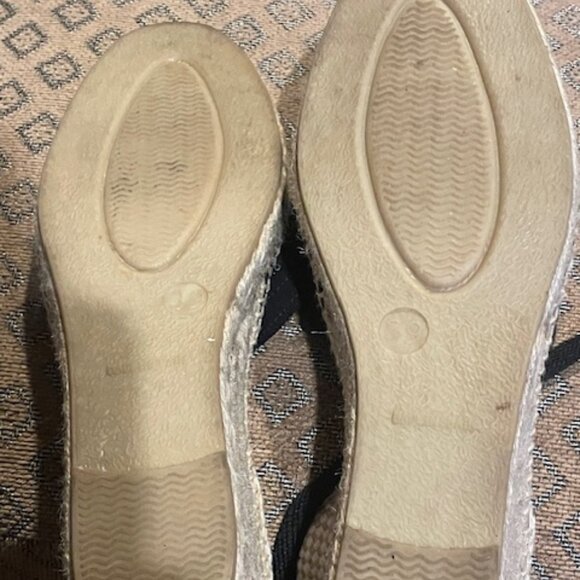 Toni Pons Valencia Black Linen Wedge Espadrille, size 39 (8.5) - Picture 4 of 8